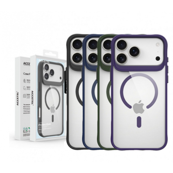 Carcasa ACCETEL Híbrida Magsafe para Iphone 13 hasta Iphone 17 Pro Max