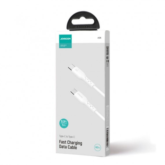 Cable JOYROOM Type-c a Type-c, 1M (3.3FT), 60W (A26)