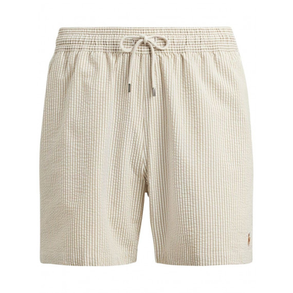 Polo RALPH LAUREN - Traveler-mid-trunk - Coastal Beige Seersucker - 710957784010/COASTAL Beige Seersucker