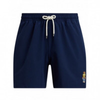 Polo RALPH LAUREN - Woven-swim Bottom - Newport Navy W Bear - 710P03218001/NEWPORT Navy W Bear
