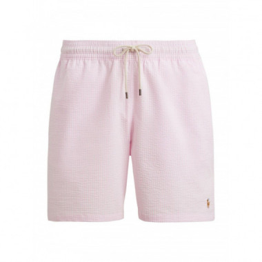 Polo RALPH LAUREN - Traveler-mid-trunk - Carmel Pink Seersucker - 710957784004/CARMEL Pink Seersucker