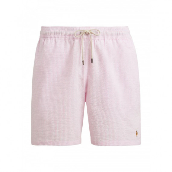 Polo RALPH LAUREN - Traveler-mid-trunk - Carmel Pink Seersucker - 710957784004/CARMEL Pink Seersucker