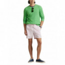 Polo RALPH LAUREN - Traveler-mid-trunk - Carmel Pink Seersucker - 710957784004/CARMEL Pink Seersucker