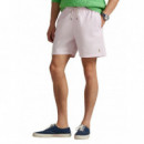 Polo RALPH LAUREN - Traveler-mid-trunk - Carmel Pink Seersucker - 710957784004/CARMEL Pink Seersucker