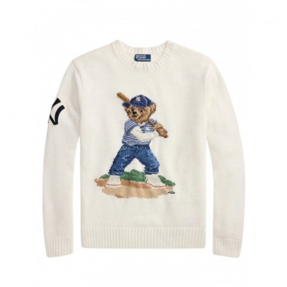 Polo RALPH LAUREN - Sweater-pullover - Deckwash White Combo - 710B15087001/DECKWASH White Combo