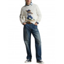 Polo RALPH LAUREN - Sweater-pullover - Deckwash White Combo - 710B15087001/DECKWASH White Combo