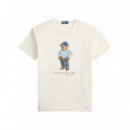 Polo RALPH LAUREN - Knit-t-shirt - Nevis Denim Bear - 710B14615001/NEVIS Denim Bear