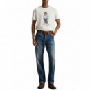 Polo RALPH LAUREN - Knit-t-shirt - Nevis Denim Bear - 710B14615001/NEVIS Denim Bear