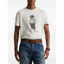 Polo RALPH LAUREN - Knit-t-shirt - Nevis Denim Bear - 710B14615001/NEVIS Denim Bear