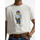 Polo RALPH LAUREN - Knit-t-shirt - Nevis Denim Bear - 710B14615001/NEVIS Denim Bear