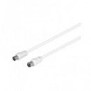 NIMO Cable Antena TV M/H 7.5Mtrs Blanco WIR1204