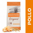 NATURES VARIETY perro adulto medium maxi HG pollo 10 kg