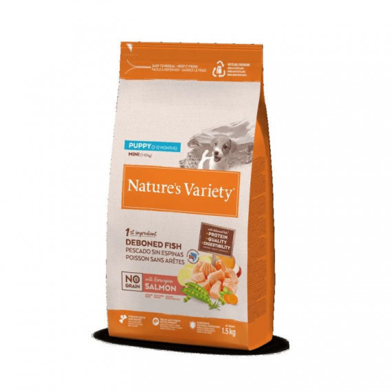 Natures Variety Perro Puppy Mini Ng Salmon 1.5 Kg  NATURE'S VARIETY