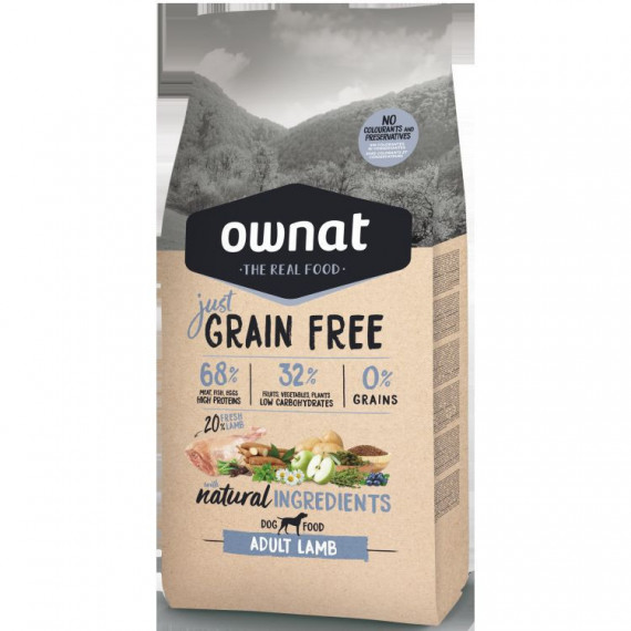 OWNAT Perro Adulto Just Cordero 3 Kg