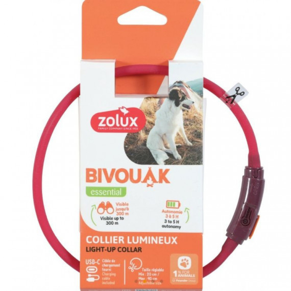 ZOLUX Colgante Luminoso USB Rojo