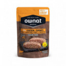 OWNAT Gato Adulto Pollo y Gambas Pouch 85 Gr