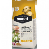 OWNAT Perro Adulto Classic Cordero y Arroz 4 Kg