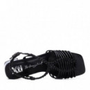 XTI Tacón Negro 145433-NEGRO