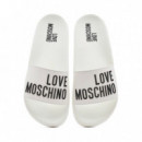 Chanclas JA28052G1OI14100 POOL25  LOVE MOSCHINO