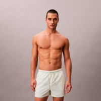 Bañador Corto con Cordón - Ck Monograma  CALVIN KLEIN