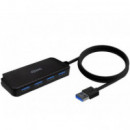 AISENS Hub USB de USB 3.0 a 4 Puertos 3.0 A106-0714 60 Cm
