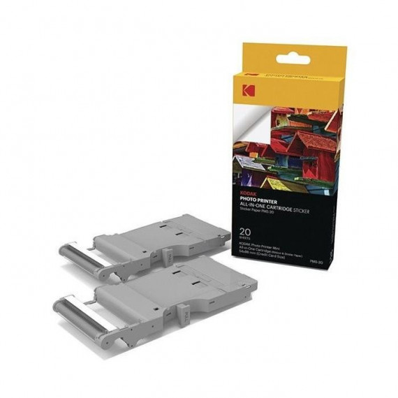Cartucho de Papel Fotográfico KODAK All-in-one Mini 20 Hojas 54X86MM