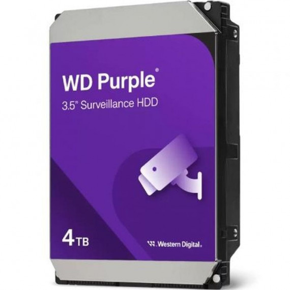 WESTERN DIGITAL Disco Duro 4TB 3.5 WD43PURZ Purple Surveillance