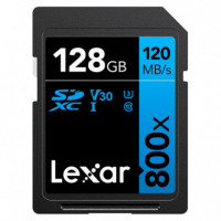 LEXAR Tarjeta de Memoria Sdxc Blue Series Uhs-i 800X 128 Gb V30