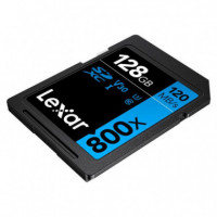 LEXAR Tarjeta de Memoria Sdxc Blue Series Uhs-i 800X 128 Gb V30