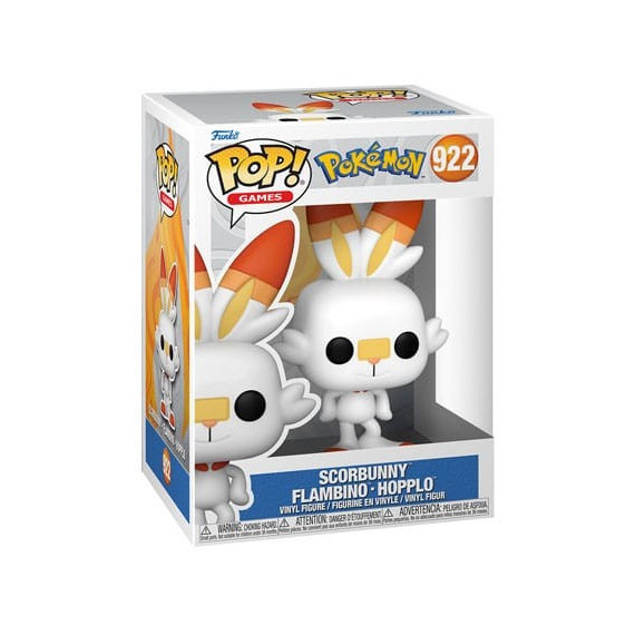 FUNKO Pop Scorbunny Pokemon 922