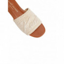 KURT GEIGER - Kurt Woven Flat Sdl - 40 - 5600740609/40