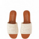 KURT GEIGER - Kurt Woven Flat Sdl - 40 - 5600740609/40