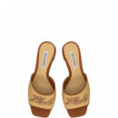 KARL LAGERFELD - Plaza Ii Raffia Signia Slide - Jnt - KL32400A/JNT