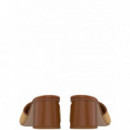 KARL LAGERFELD - Plaza Ii Raffia Signia Slide - Jnt - KL32400A/JNT