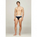 3PACK Boxer TOMMY HILFIGER (blanco, Azul, Vino)