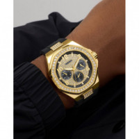 Reloj Empire Dorado C/silicona  GUESS