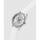 Reloj Ava C/ Silicona Blanca  GUESS