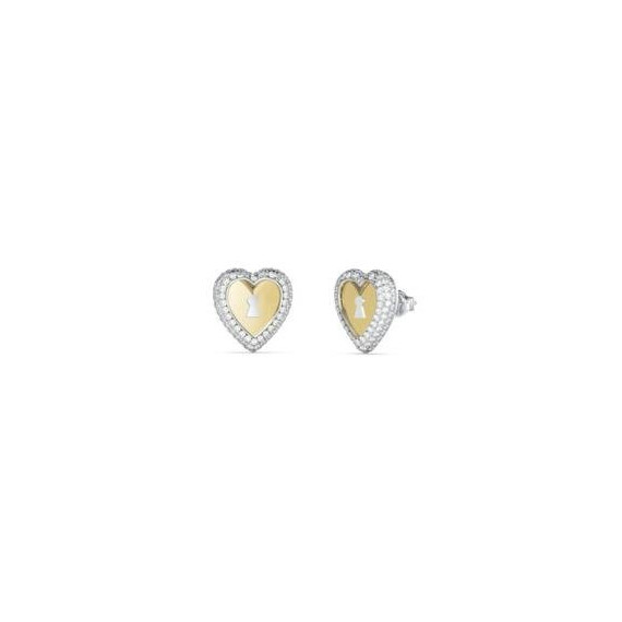 Pendientes Love Bites Dorados  GUESS