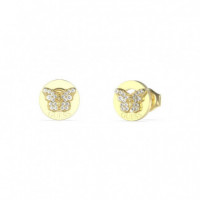 Pendientes Barboleta Dorado  GUESS