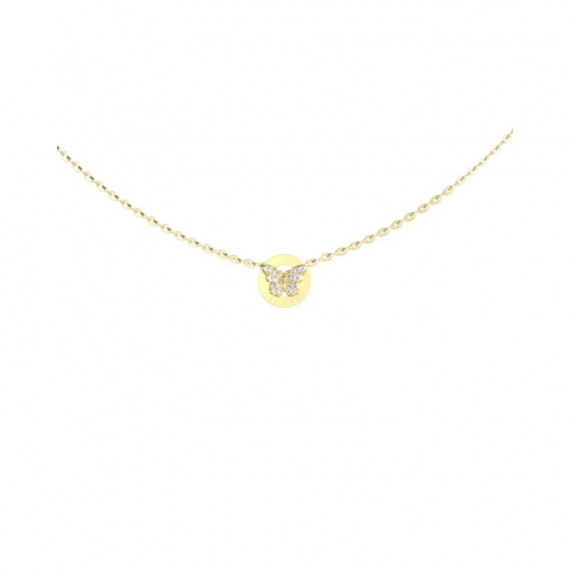 Cadena Borboleta Dorado  GUESS