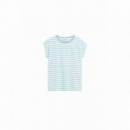 Camisetas Mujer Camiseta ARMEDANGELS Idaara Stripes White / Foam