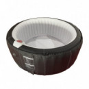 Spa Hinchable Piel Redondo 4 Personas Color Negro BENOTTI