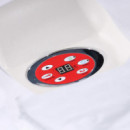 Spa Hinchable Piel Redondo 4 Personas Color Negro BENOTTI