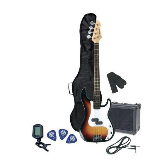 Pack bajo GEWA 4 Cuerdas RCB-100 Ampli 15W Afinado