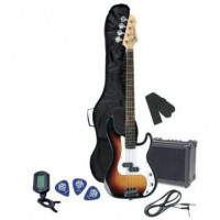 Pack bajo GEWA 4 Cuerdas RCB-100 Ampli 15W Afinado