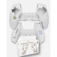 Real Madrid White Silicon Pad Cover PS5  BLADE