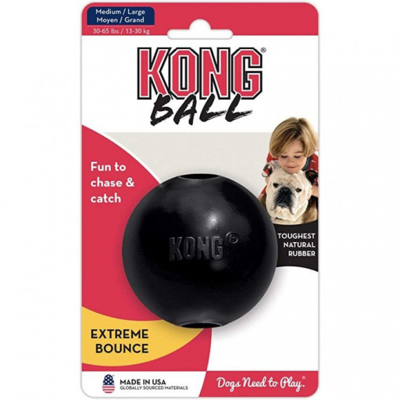 KONG Perro Juguete Pelota Maciza Extreme Talla M-l
