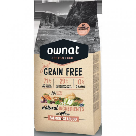 OWNAT Perro Adulto Just Salmon 14 Kg