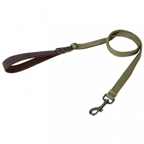 FREEDOG Perro Correa Ajustable Linum Bosque Verde 2.5X120/18