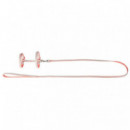 FREEDOG Gato Set Arnes y Tirador Naranja 25/30X25/40 Cm